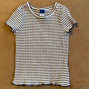 Old Navy Black and White Striped kids Top